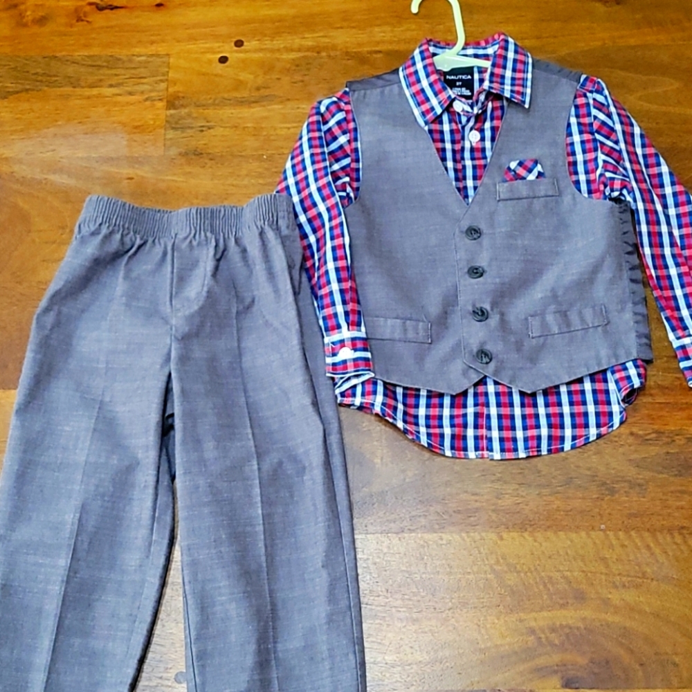 Little Boys 3 piece set (Matching bow tie not pictured)